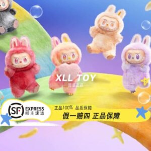 POPMART泡泡玛特LABUBU马卡龙3.0新品前方高能系列搪胶毛绒盲盒