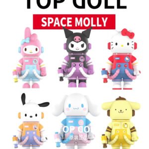 POPMART泡泡玛特SPACE MOLLY400%三丽鸥家族潮玩大娃MEGA珍藏手办